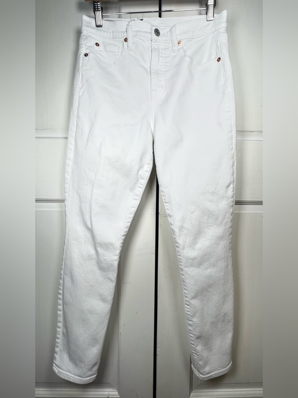 GAP White True Skinny High-Rise Stretch Jeans Mint Condition Size 29/8R - Picture 2 of 5
